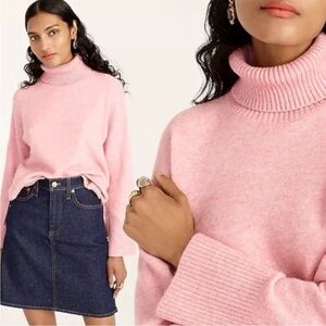 J Crew Turtle Neck Sweater Merino Wool Alpaca Blend
